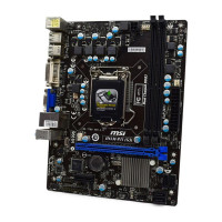 БУ Материнська плата s1155, MSI H61M-P31 (G3) (4xSATA, 2xDDR3, VGA, DVI, mATX) -B