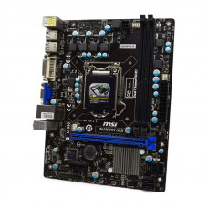 БУ Материнская плата s1155, MSI H61M-P31 (G3) (4xSATA, 2xDDR3, VGA, DVI, mATX) -B