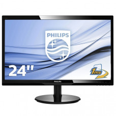 БУ Монітор 24" LED TN, Philips 246V5LDSB, 1920 x 1080 (FullHD), 1 мс, 16:9, VGA, DVI, HDMI