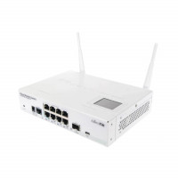 БУ Комутатор Mikrotik CRS109-8G-1S-2HND-IN, 8x Gigabit, SFP, Console, Wi-Fi 802.11n 2.4 ГГц