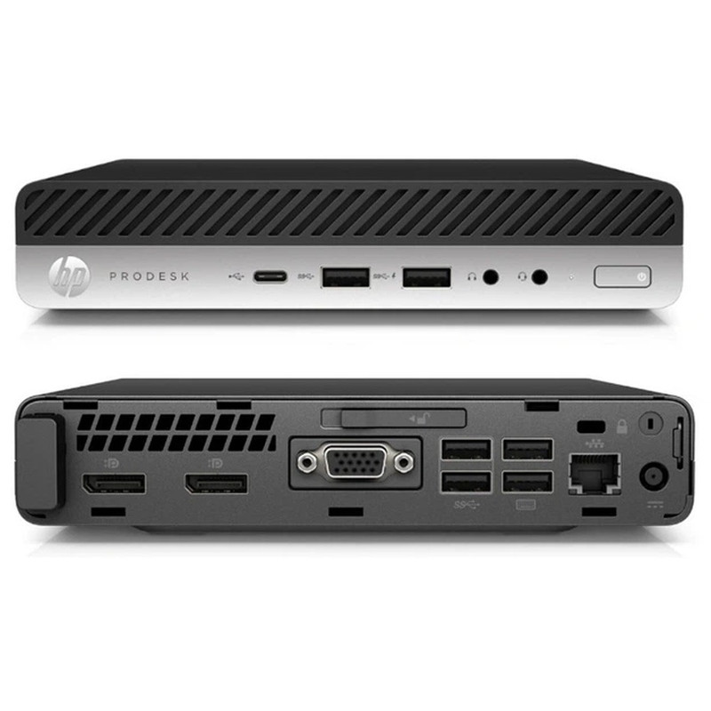 Used Computer HP ProDesk 600 G3 Mini, Pentium G4400T (2.9Ghz) 8Gb DDR4, Intel HD, 120Gb SSD
