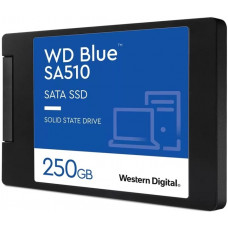 Used 250 GB SSD drive Western Digital (2.5", 3D NAND (TLC), SATAIII, WDS250G1B0A)