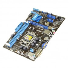 БУ Материнська плата s1155, ASUS P8H61-MX (2xDDR3, Intel H61, PCI-Ex16x1, VGA, DVI, microATX) -B
