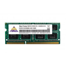 БУ Оперативная память 4 ГБ, DDR3L, для ноутбуков, Neo Forza (1600 МГц, 1.35В, NMSO340C81-1600DA20)