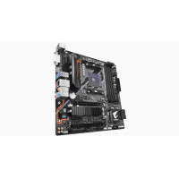 БУ Материнська плата sAM4, Asus B450 Aorus M (4xDDR4, AMD B450, PCI-Ex16x1, DVI, HDMI, mATX)