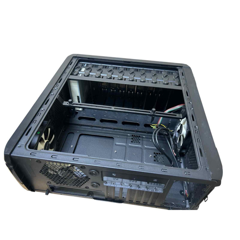 Used Zalman MS800 Black case, 207 x 533 x 541 mm, without PSU (bottom) ATX