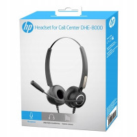 Навушники з мікрофоном HP DHE-8000 USB Black
