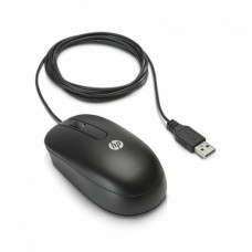 Used Wired mouse HP Optical Mouse black, USB