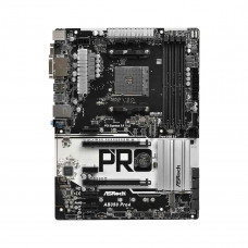 БУ Материнская плата sAM4, ASRock AB350 Pro4 (4xDDR4, AMD B350, VGA, DVI, HDMI, ATX) -B