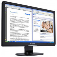 БУ Монітор 24" CCFL TN, Philips 240S1SB, 1920 x 1080, 5 мс, 16:9, VGA, DVI