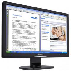 БУ Монітор 24" CCFL TN, Philips 240S1SB, 1920 x 1080, 5 мс, 16:9, VGA, DVI