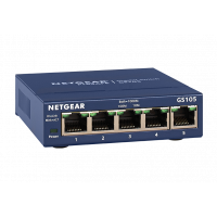 Netgear GS105v5 Unmanaged Switch, 5 x Gigabit