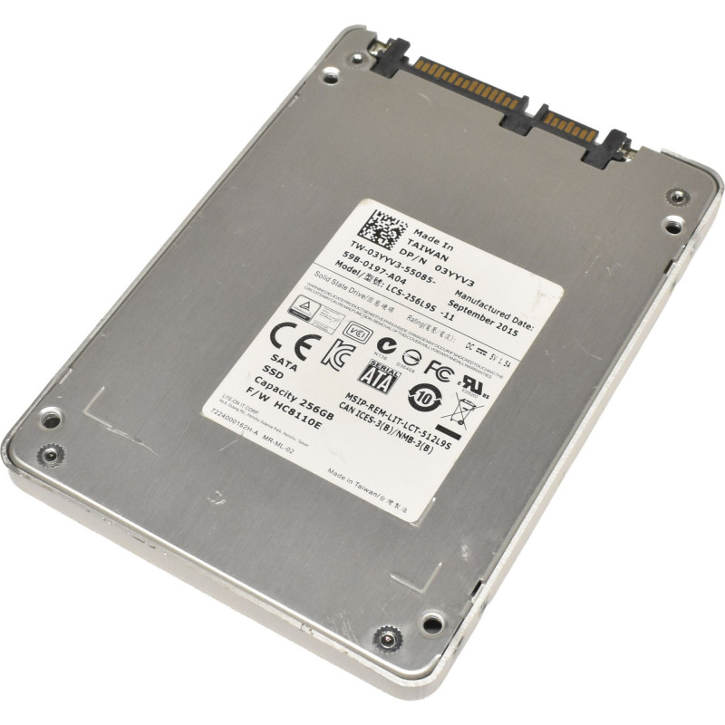 БУ SSD накопичувач 256 ГБ Lite-On (2.5", MLC, SATAIII, LCS-256L9S)