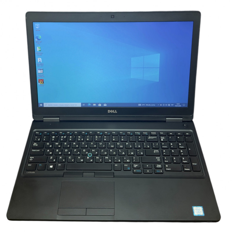 Б/у ноутбук 15,6" Dell Latitude 5580, Core i5-7200U (2,5 ГГц), 8 ГБ DDR4, UHD 620, SSD M.2 240 ГБ